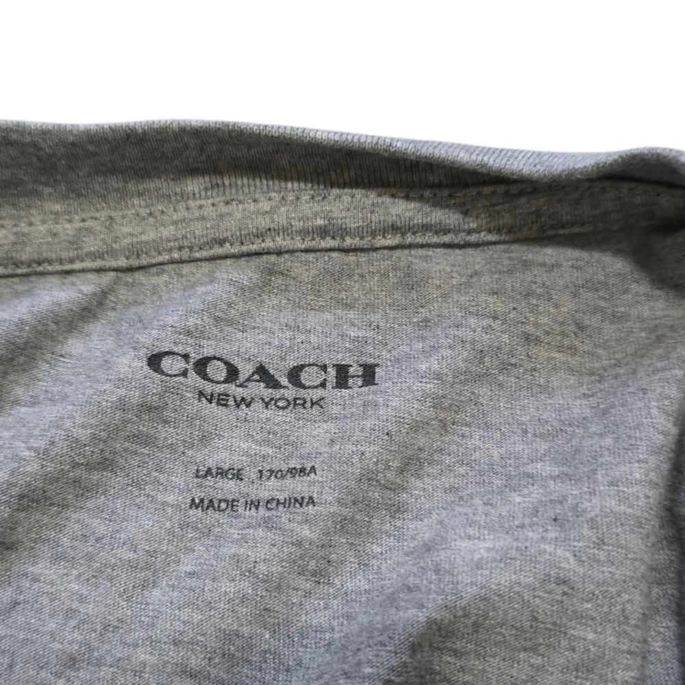 Coach Graffiti Hip Hop T-Shirt Grey Pink Size Large - Picture 5 of 8